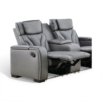 Reclining Loveseat W/ Console