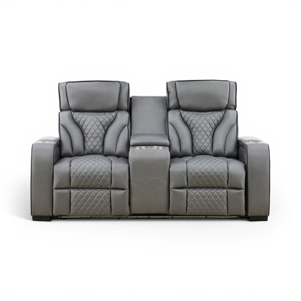 Reclining Loveseat W/ Console