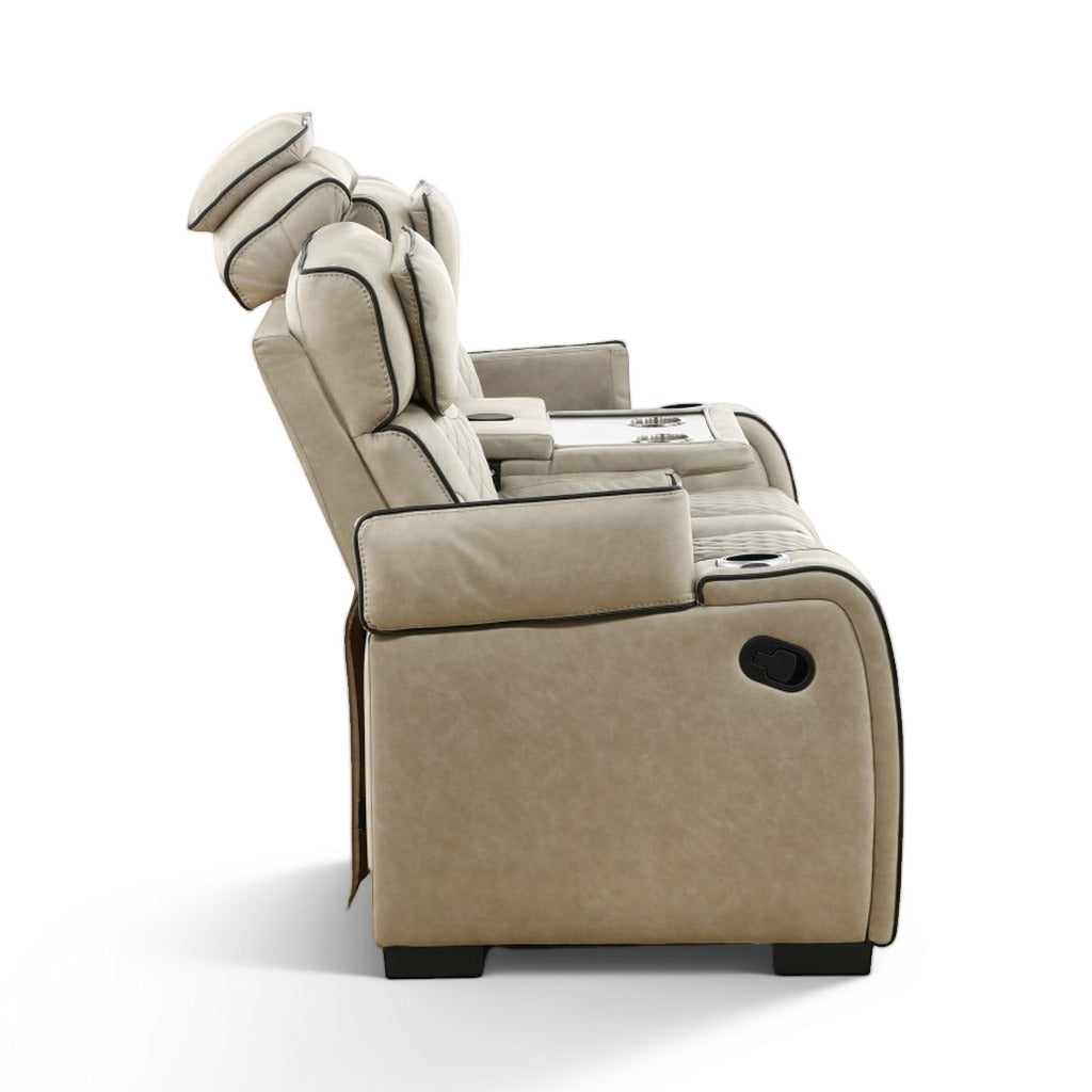 Morgan Reclining Sofa with Drop-Down Table