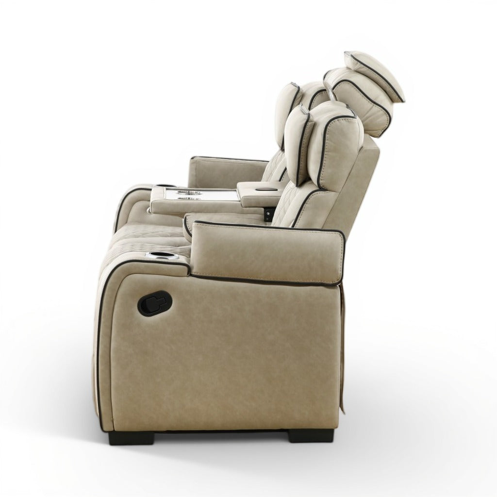Morgan Reclining Sofa with Drop-Down Table