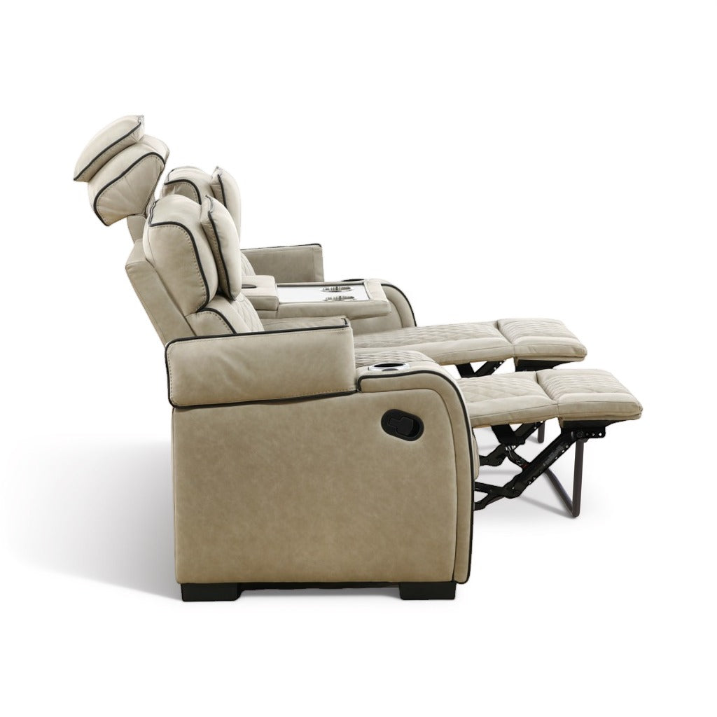 Morgan Reclining Sofa with Drop-Down Table
