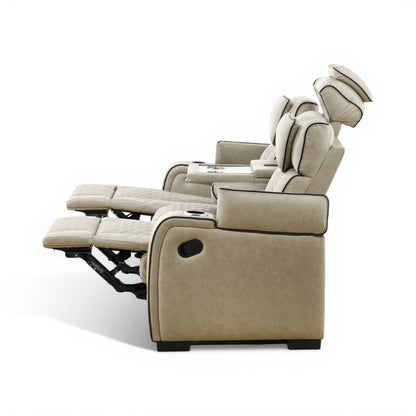 Morgan Reclining Sofa with Drop-Down Table