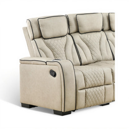 Morgan Reclining Sofa with Drop-Down Table