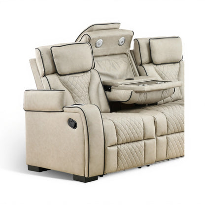 Morgan Reclining Sofa with Drop-Down Table