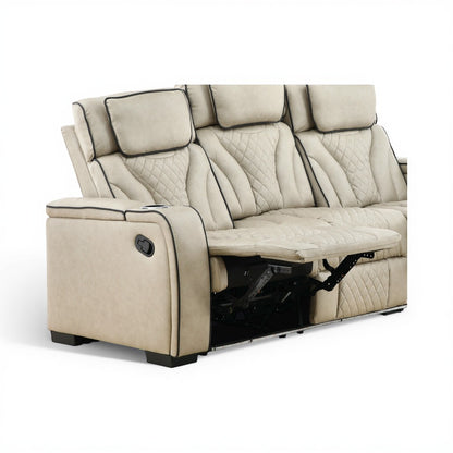 Morgan Reclining Sofa with Drop-Down Table