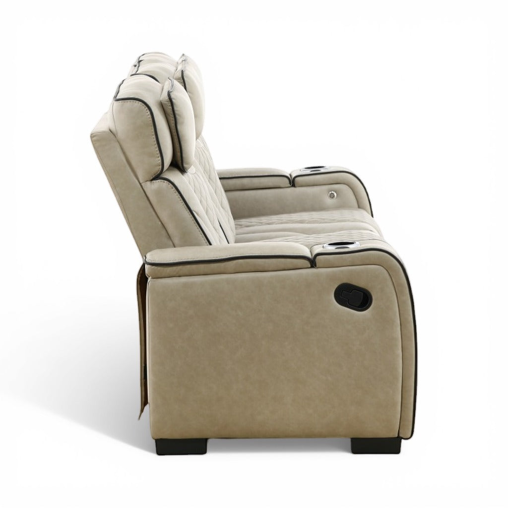 Morgan Reclining Sofa with Drop-Down Table