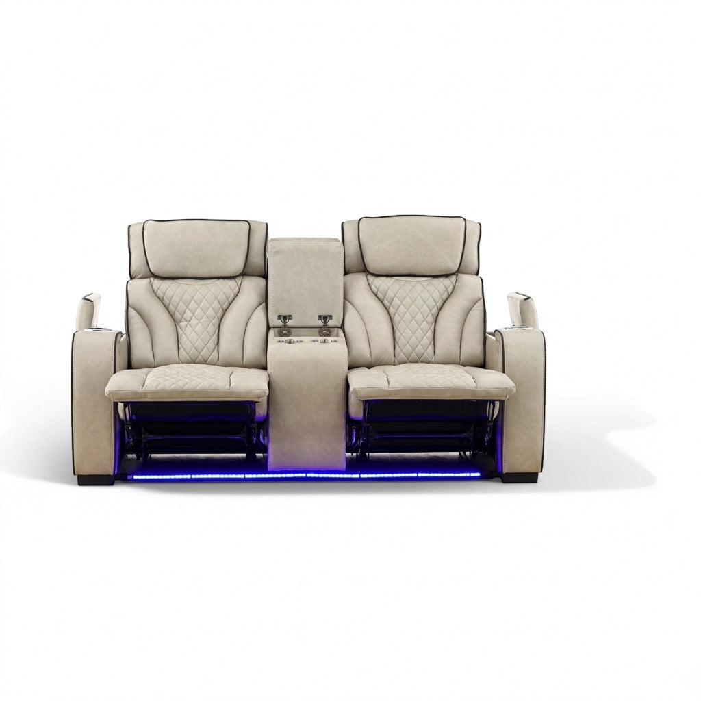 Reclining Loveseat W/ Console
