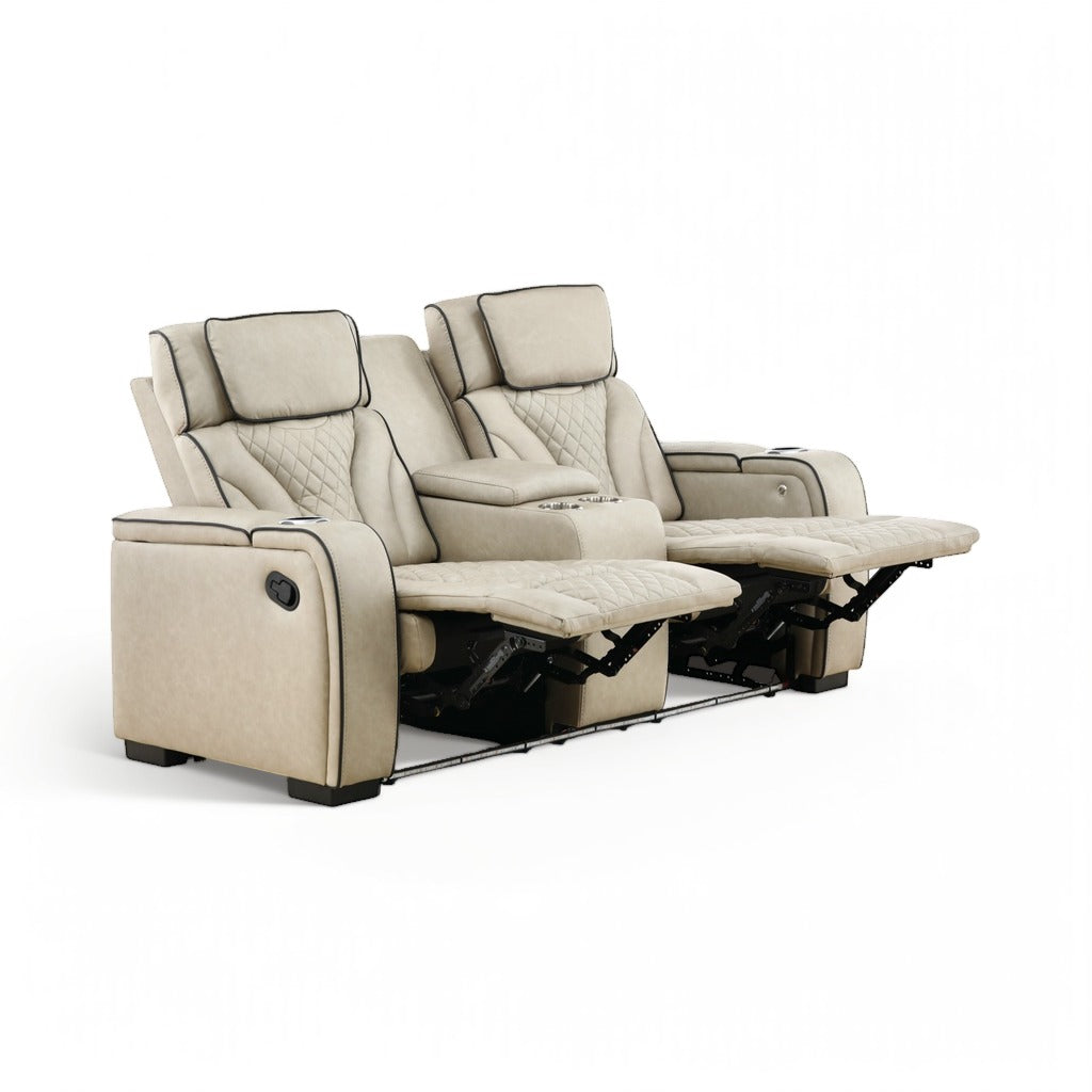 Reclining Loveseat W/ Console