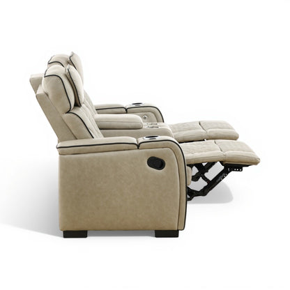 Reclining Loveseat W/ Console