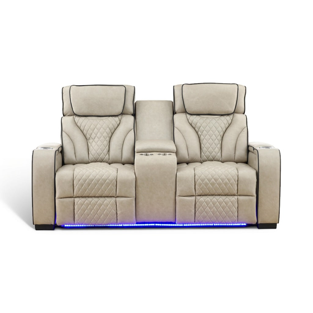 Reclining Loveseat W/ Console