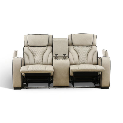 Reclining Loveseat W/ Console