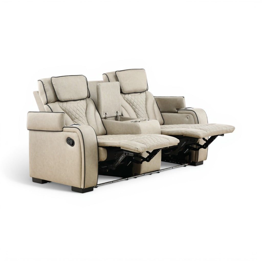 Reclining Loveseat W/ Console