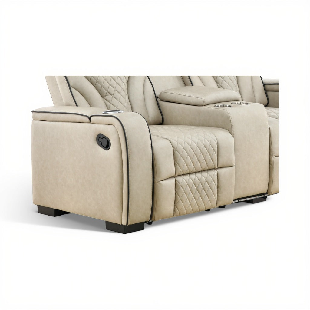 Reclining Loveseat W/ Console