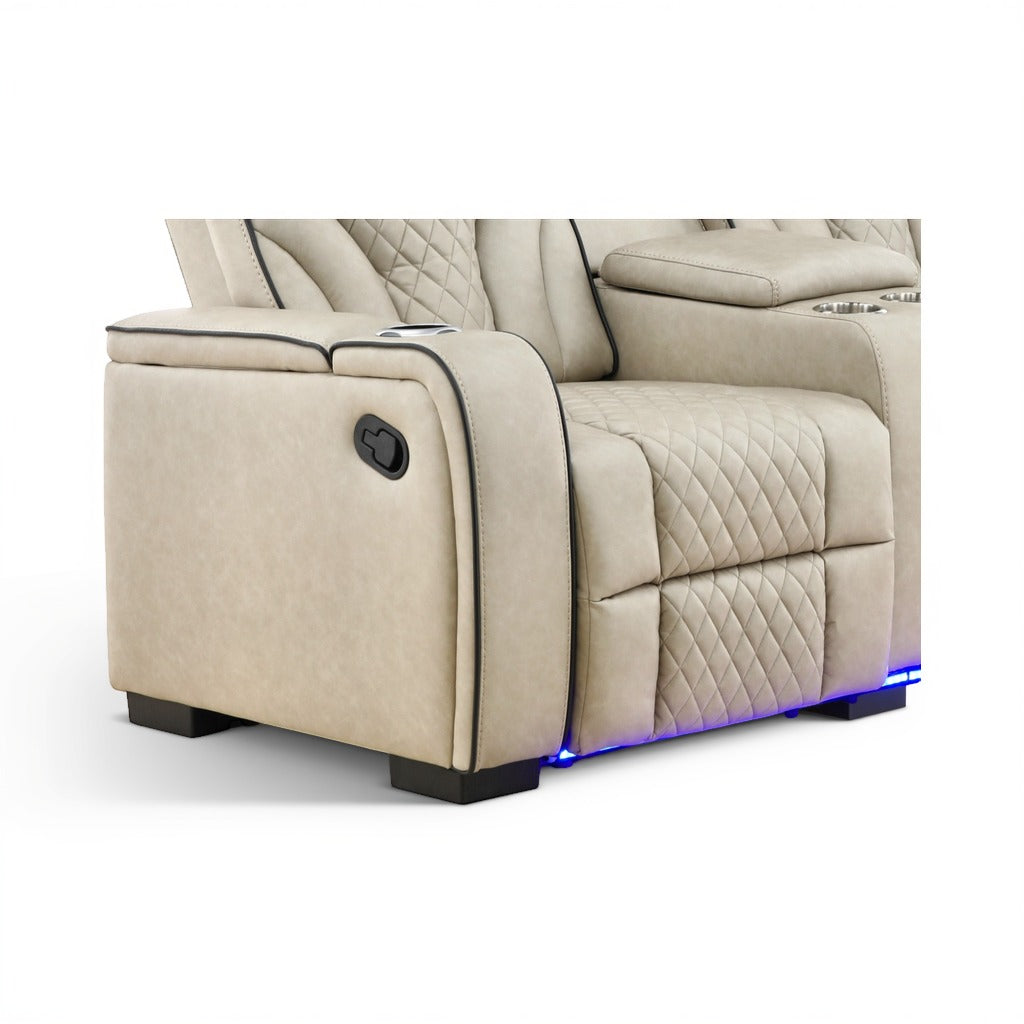 Reclining Loveseat W/ Console