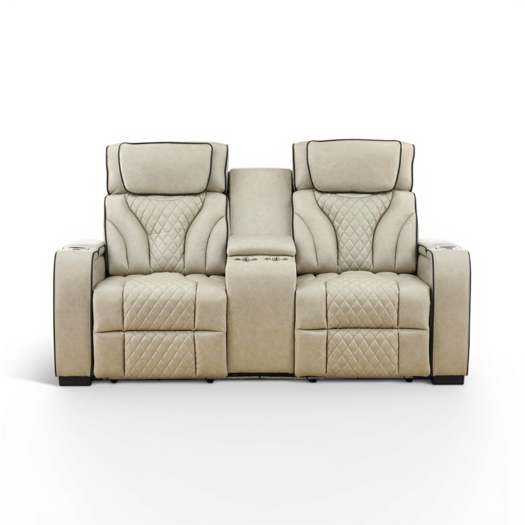 Reclining Loveseat W/ Console
