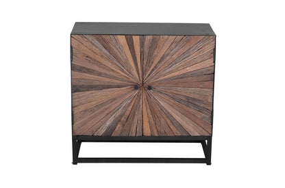 Aria Two Door Accent Cabinet Natural