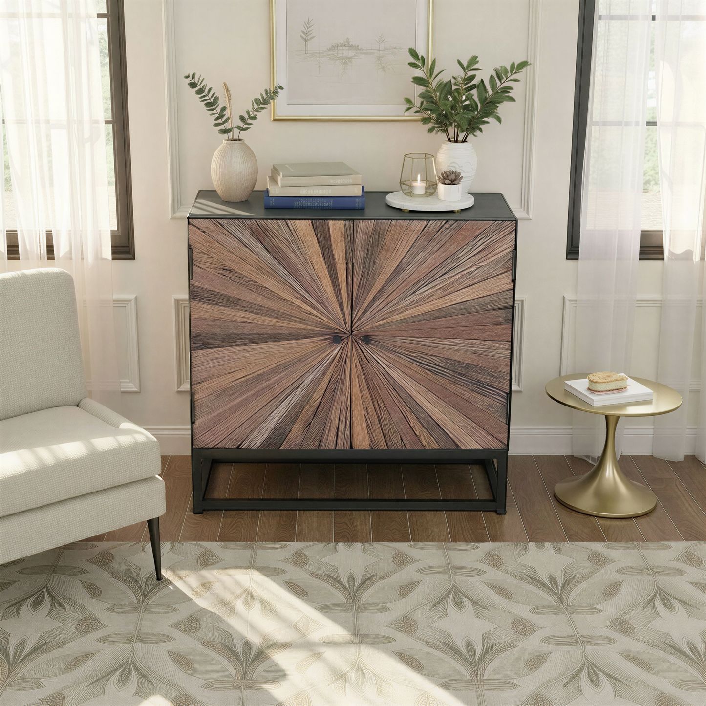 Aria Two Door Accent Cabinet