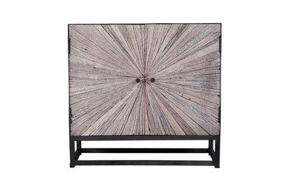 Aria Two Door Accent Cabinet Antique Gray
