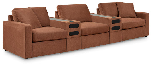 Modmax 5-Piece Sectional with Double Audio Console