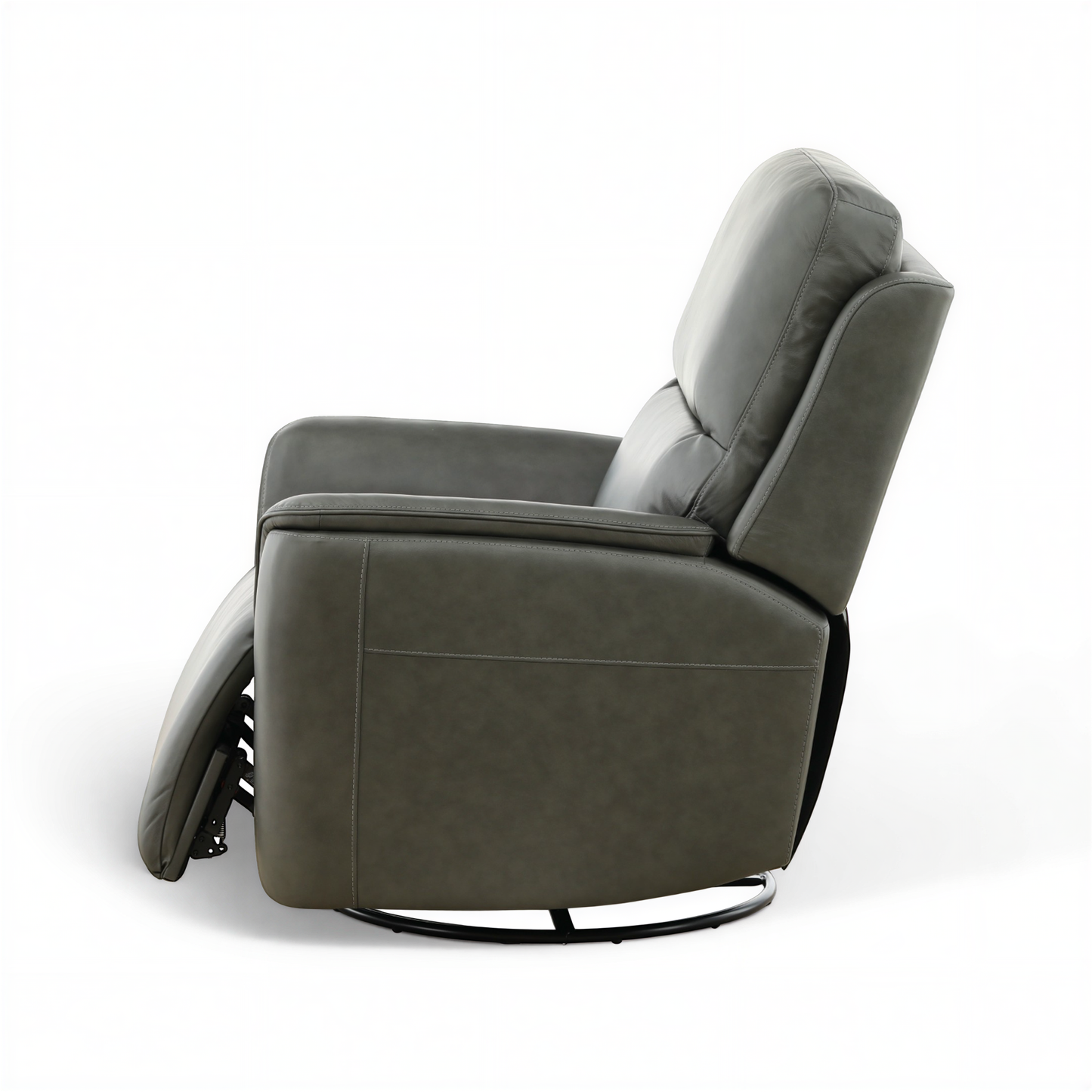 Flexsteel Grayson Leather Swivel Glider Recliner