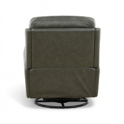 Flexsteel Grayson Leather Swivel Glider Recliner