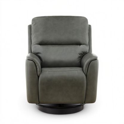 Flexsteel Grayson Leather Swivel Glider Recliner