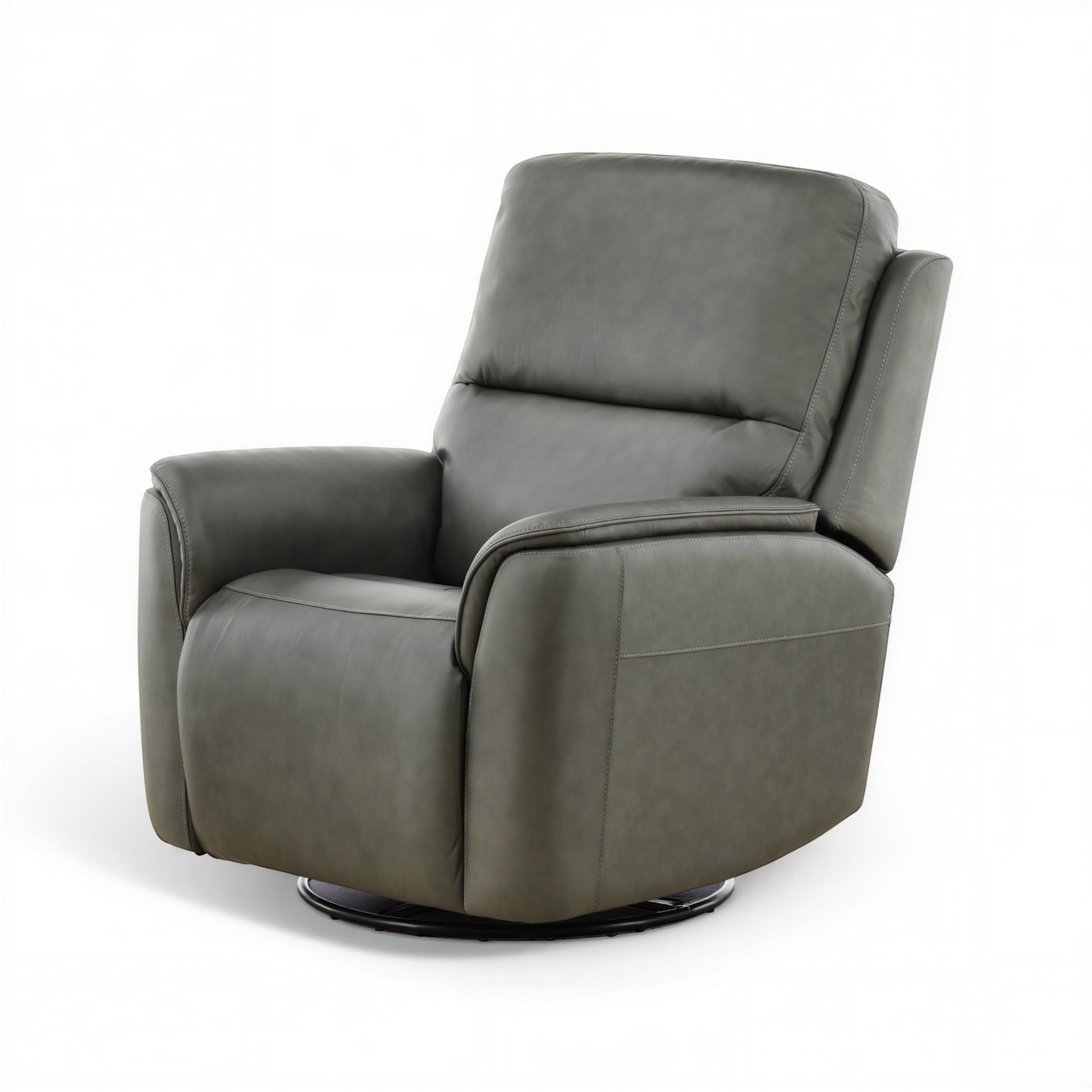 Flexsteel Grayson Leather Swivel Glider Recliner