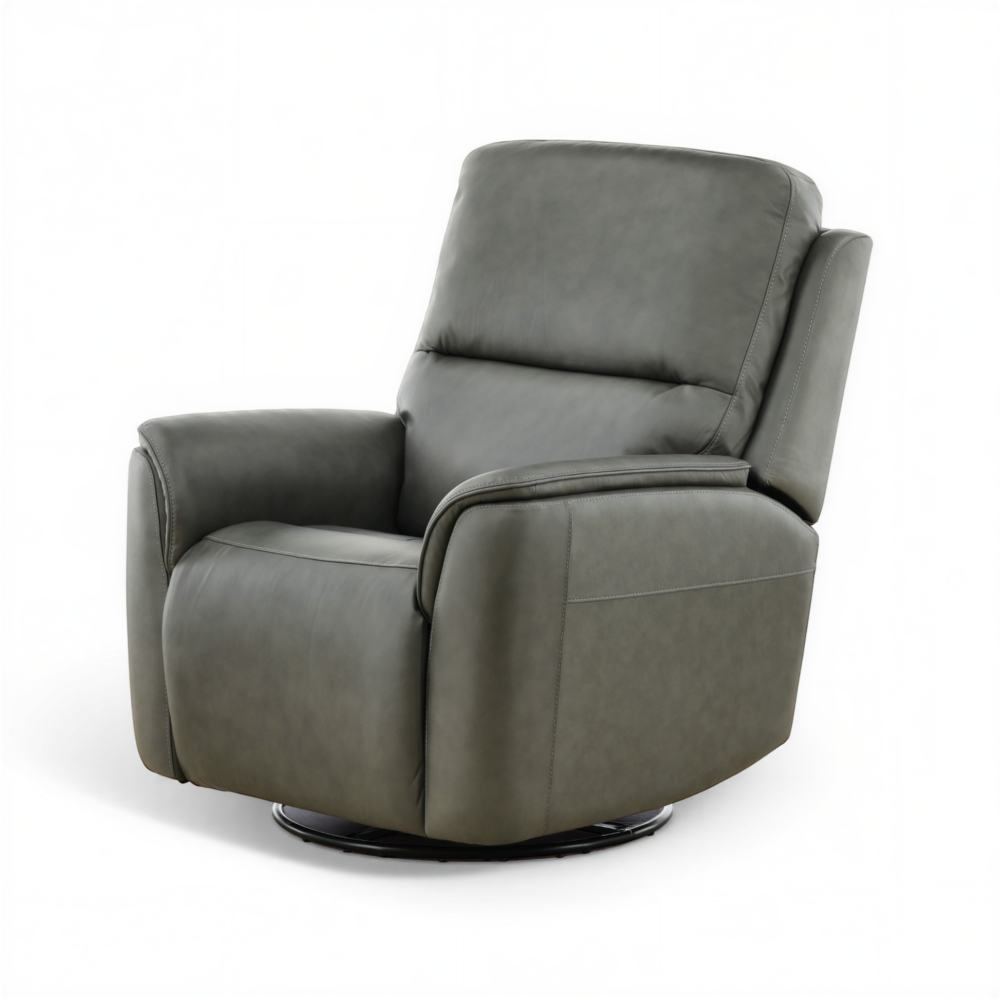 Flexsteel Grayson Leather Swivel Glider Recliner