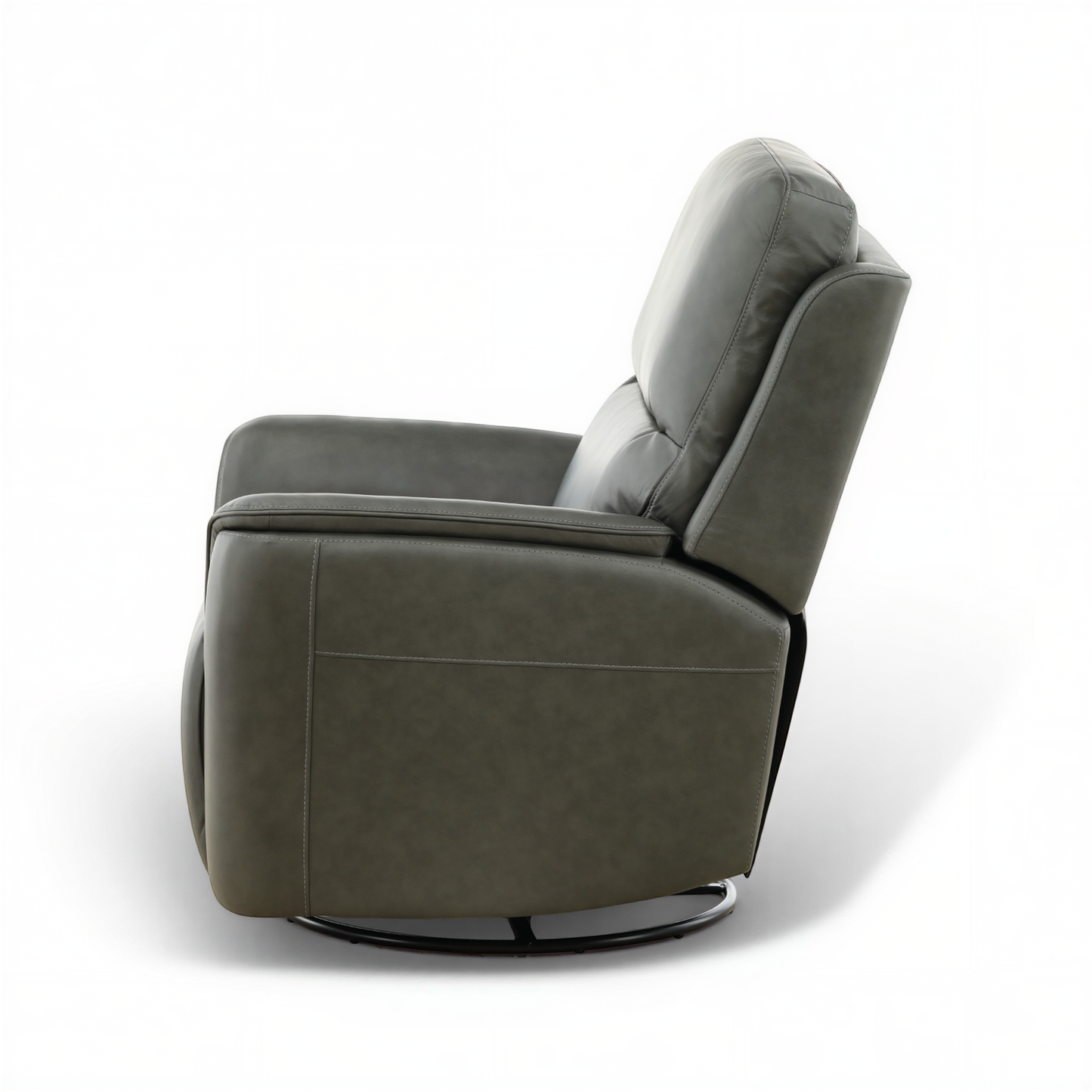 Flexsteel Grayson Leather Swivel Glider Recliner