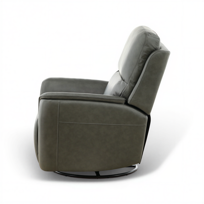 Flexsteel Grayson Leather Swivel Glider Recliner