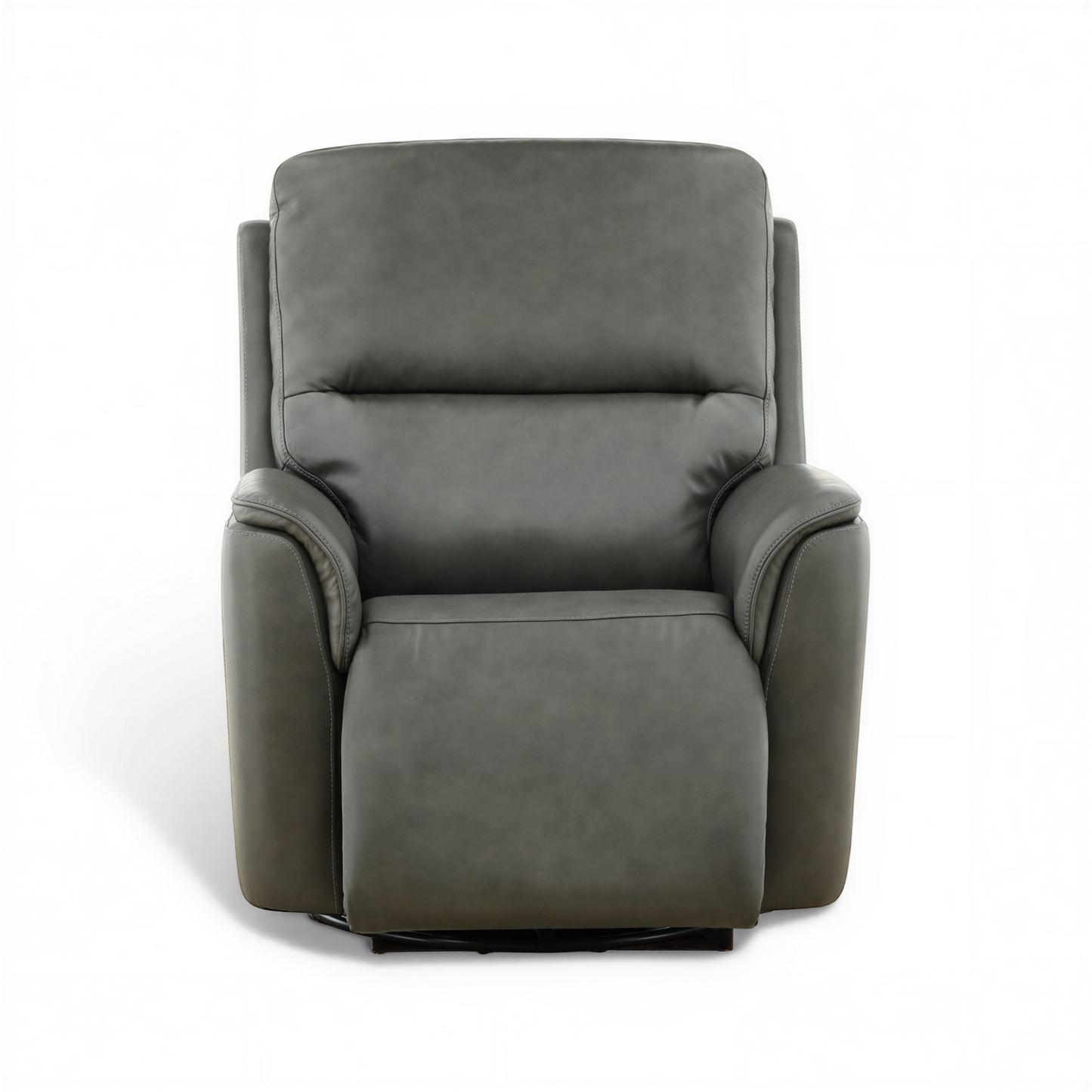 Flexsteel Grayson Leather Swivel Glider Recliner