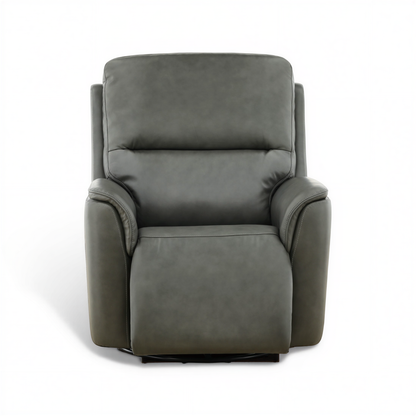 Flexsteel Grayson Leather Swivel Glider Recliner
