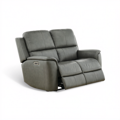 Flexsteel Grayson Leather Power Loveseat