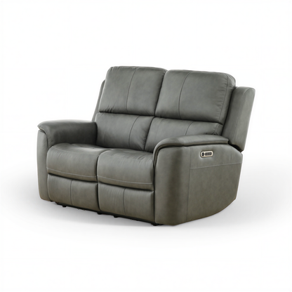 Flexsteel Grayson Leather Power Loveseat