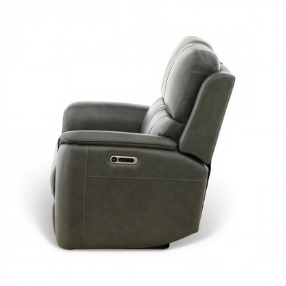 Flexsteel Grayson Leather Power Loveseat