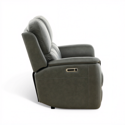 Flexsteel Grayson Leather Power Loveseat