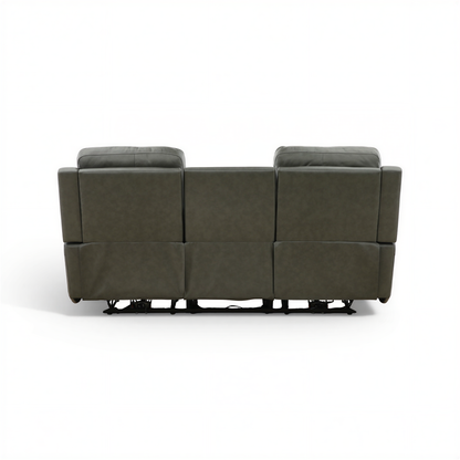 Flexsteel Grayson ather power Sofa with Drop Down Table