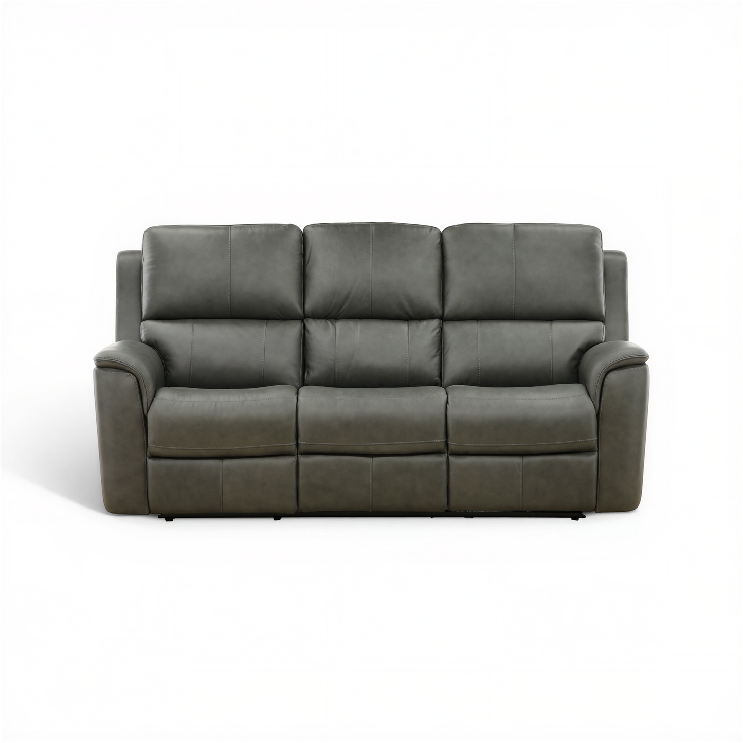 Flexsteel Grayson ather power Sofa with Drop Down Table