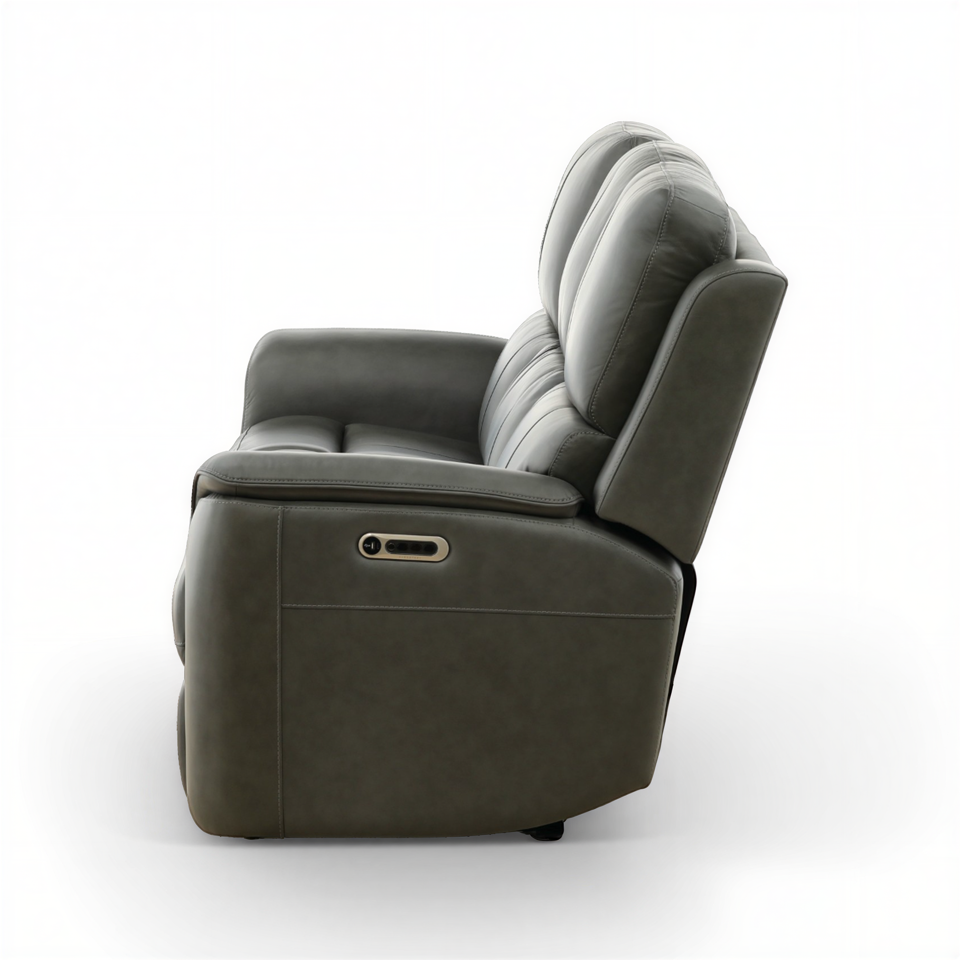 Flexsteel Grayson ather power Sofa with Drop Down Table