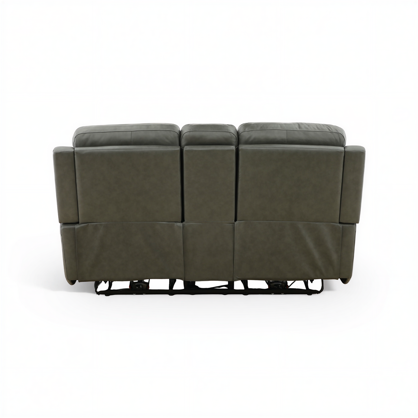 Flexsteel Grayson Leather Power Reclining Console Loveseat