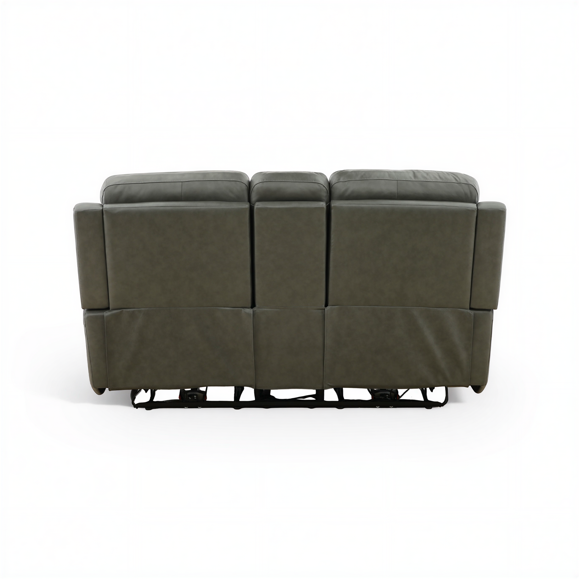 Flexsteel Grayson Leather Power Reclining Console Loveseat