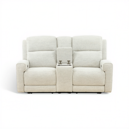 Flexsteel Draven Power Reclining Console Loveseat