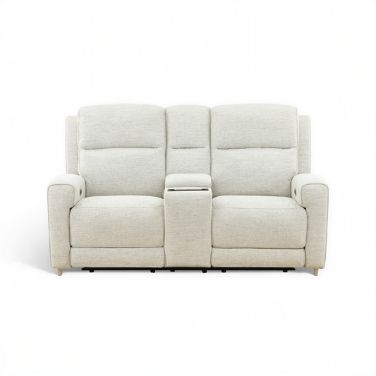 Flexsteel Draven Power Reclining Console Loveseat