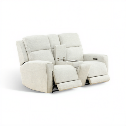 Flexsteel Draven Power Reclining Console Loveseat