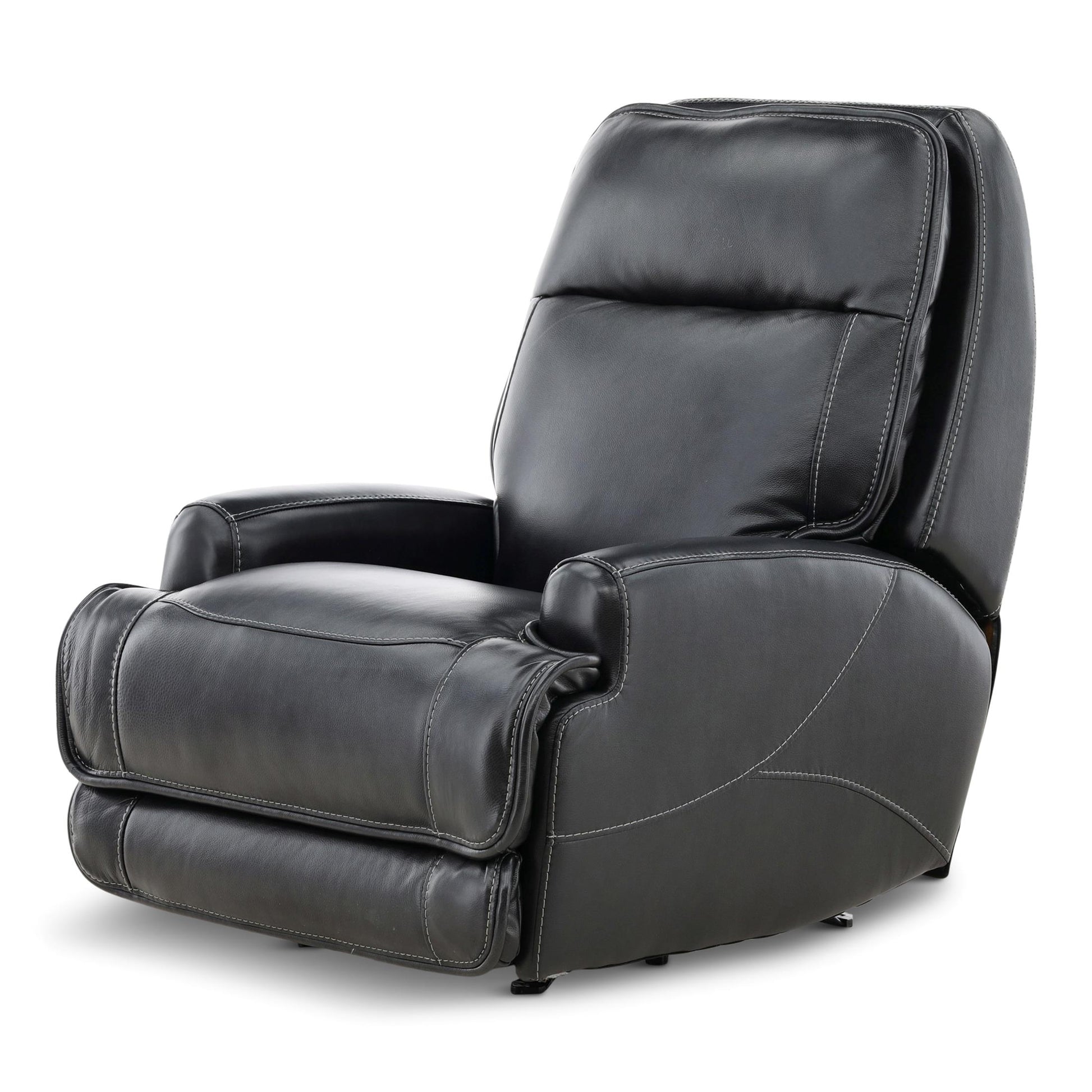 Maverick Leather Power Rocker Recliner