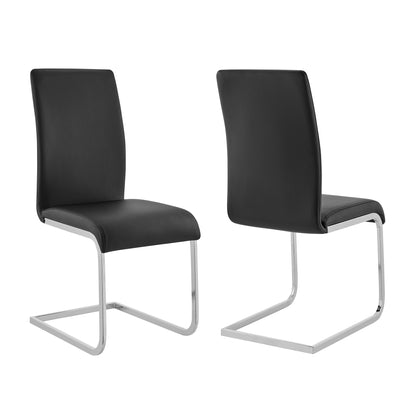 Amanda Black Side Chair (Set of 2)