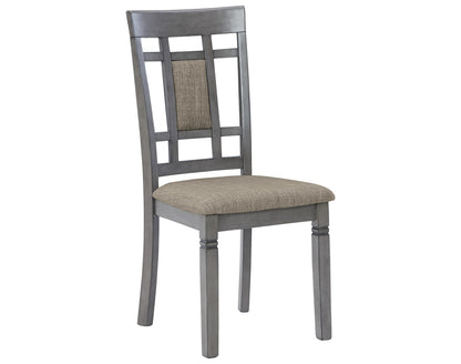 Jayemyer Dining Table and Chairs (Set of 7)