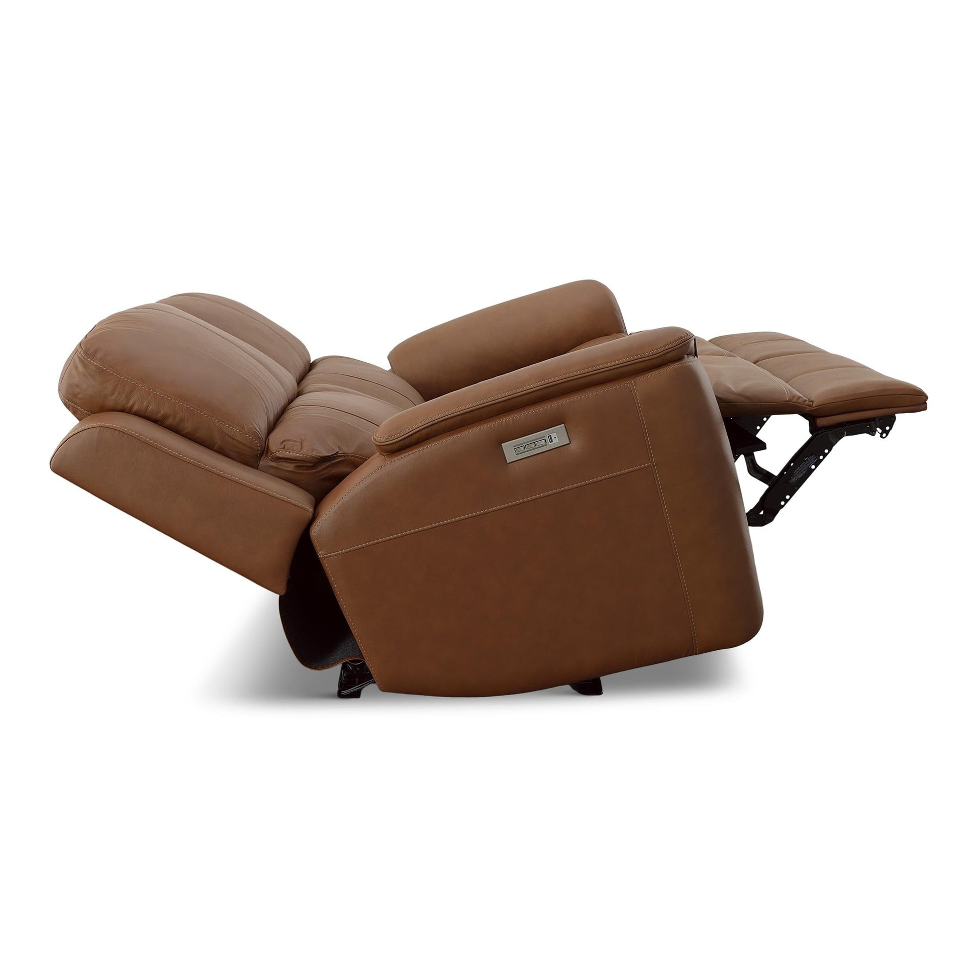 Carmen Leather Power Reclining Loveseat