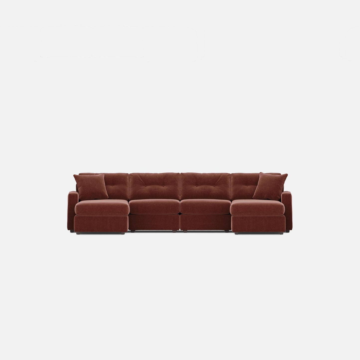 Modular One 4-Piece Sectional with Dual Chaise