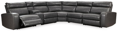 Samperstone 6-Piece Power Reclining Modular Sectional